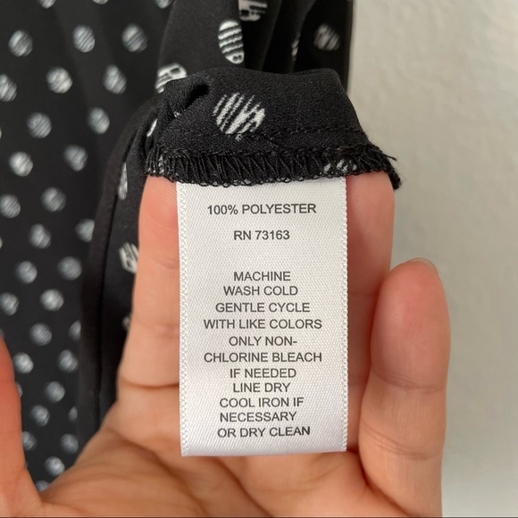 SPENSE Polka Dot Women’s Tunic Blouse | S - Picture 3 of 9